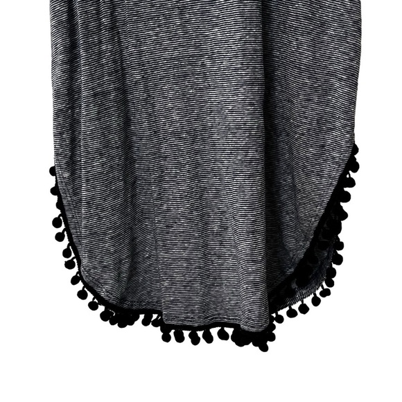 NWT Scotch & Soda Maison Scotch 100% Linen Scoop Neck Pom Pom Fringe Tank Top XS - Picture 9 of 16